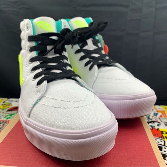 Vans Comfy Cush SK8 Hi fluorescent Women’s Various Sizes - Picture 6 of 11